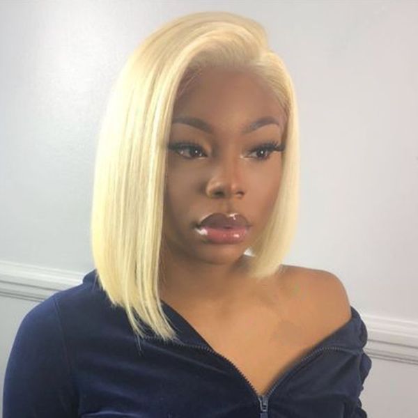 130 Destiny 613 Blonde Full Lace Human Hair Wigs Full Lace