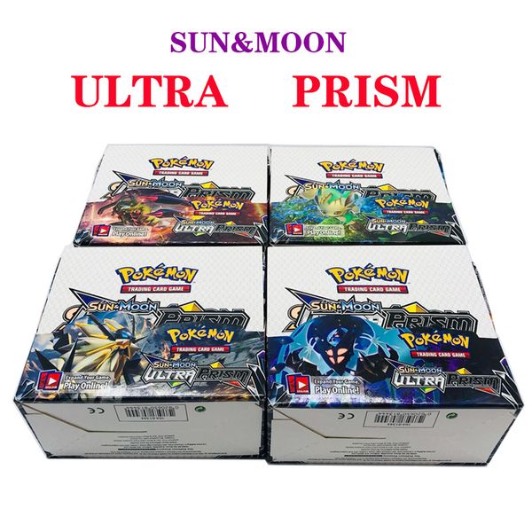 

Poket playing trading card game un moon ver ion engli h edition anime pocket mon ter card kid toy 324pc lot