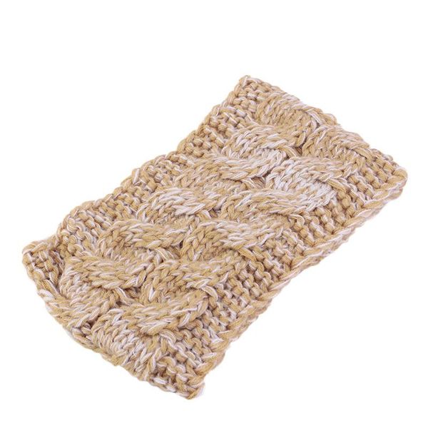 

knitting woolen headband solid colors winter warm ear crochet turban hair accessories for women hair band head wraps wholesale jj20129, Silver