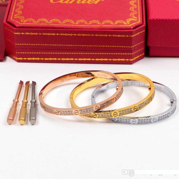 

fahion big brand love bangle for women jewelry factory wholesale decorative bolt driver sell jewelry can carving logo, Black
