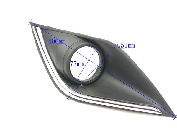 

fog light lamp cover frame for mitsubishi outlander 2016 fog lamp frame