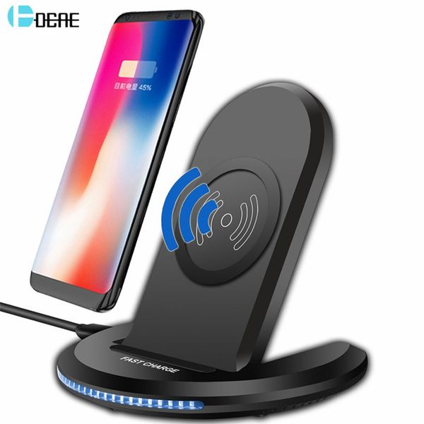 

dcae 10 w carregador sem fio para o iphone x 8 plus xs max xr samsung galaxy s9 s8 mais nota 8 9 rÃ¡pido qi carregamento sem fio titular