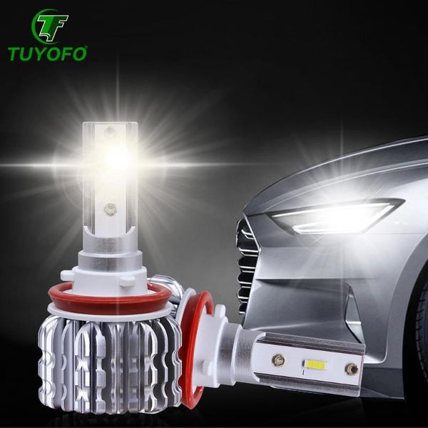 

tuyofo 6000k 12v c6 h3 h7 h1 8000lm 9007 h13 h4 h11 авто фары светодиодные лампы супер яркий турбо для автомобиля свет светодиодные лампы