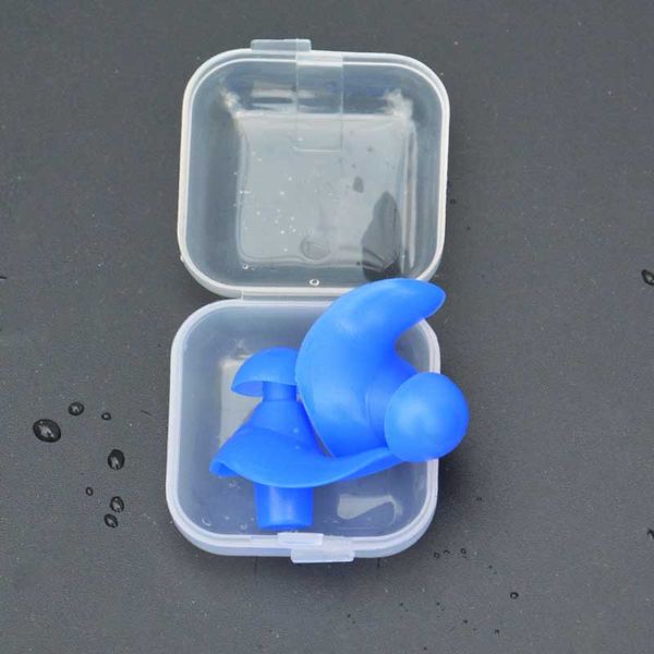 

1 pair soft ear plugs swimming silicone waterproof dust-proof earplugs diving water sports swim swimming anti-noise accessories es0202
