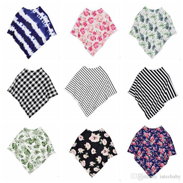 

mother nursing covers stipe grid baby car seat cover canopy breathable maternity rose flower stretchy infinity scarf breastfeeding tlyp323, White