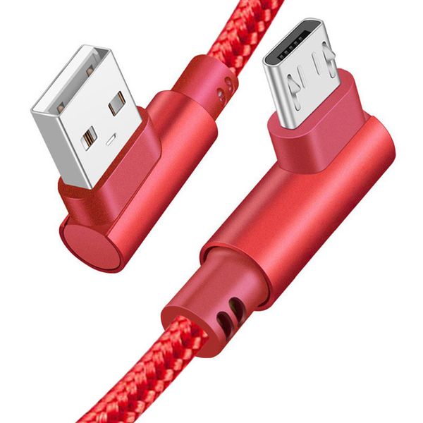 

0,25 1 M 2 M Длинный Micro USB-кабель 90 градусов Прямоугольный Micro Usb Кабель для загрузки на