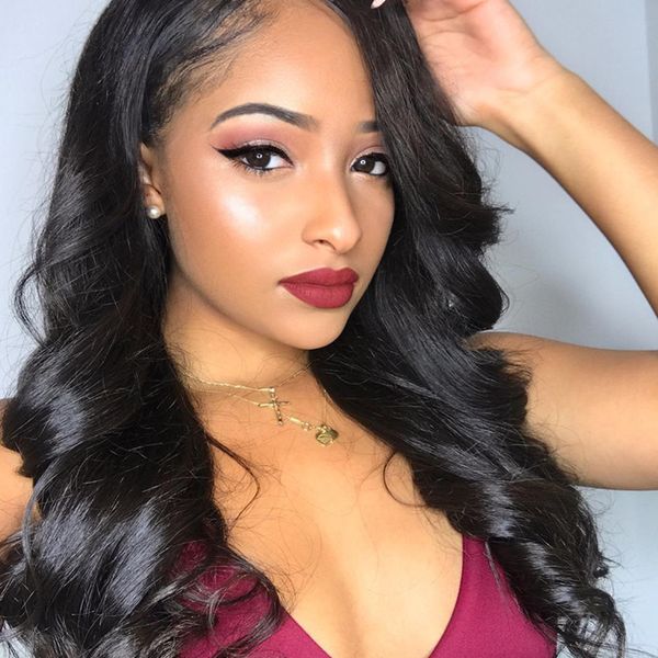 Good Human Hair Pre Plucked 130 Density Full Lace Lace Front
