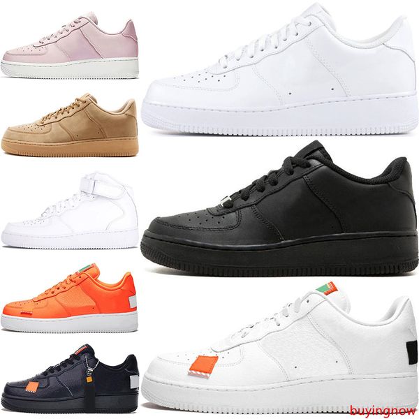 

2020 brand discount one 1 dunk men women running shoes sports skateboarding ones shoes high low cut white black trainers sneakers 36-45