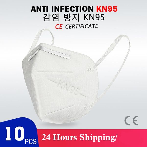 

kn95 antiviral face mask anti dust bacterial n95 mask 4-layer pm2.5 dustproof protective kn95 mouth muffle cover