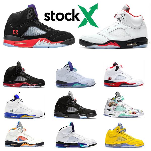 

запас x 5 5s мужская баскетбольная обувь топ новый огонь красный разводной белый цемент свежий принц виноград мужские спортивные кроссовки р