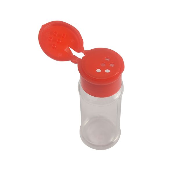 

seasoning box toothpick holder kitchen tool translucent plastic 2pcs 100ml pepper bottle spice pepper salt cans other kitchen tools