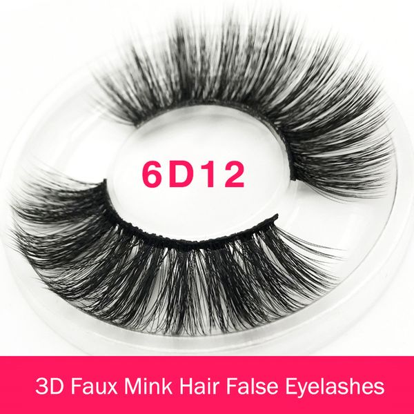 

1 pair false eyelashes thick 6d eyelashes extension makeup dramatic long lashes qq99