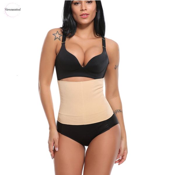 

женщины shaper бесшовная высокой талией тренер для похудения пояс body животика управления нижнее белье талии cincher drop доставка, Black;white