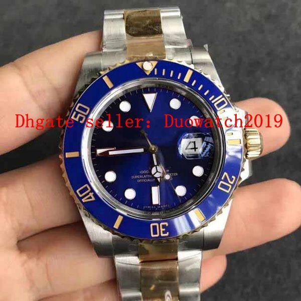 

mens 18k plating gold ar 40mm 116613 116613ln 116613lb ceramic bezel cal.3135 movement automatic mens watch watches, Slivery;brown