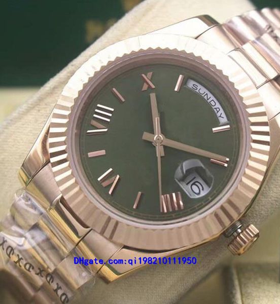 

10 style 09 mens watches 228238228239228235 mechanical automatic 40mm yellow gold 18k white gold president roman dial movement 2813, Slivery;brown