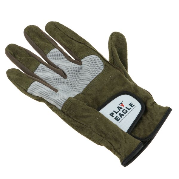 

stylish mens premium breathable nano cloth golf gloves soft flexible durable nonslip single golf glove - left hand outdoor sports, Black