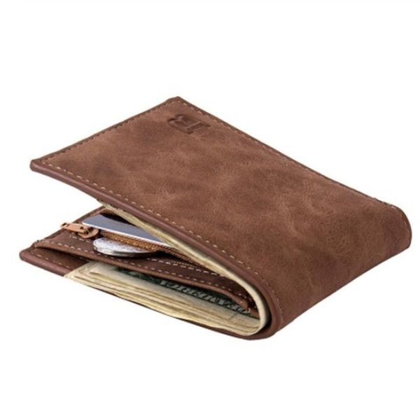 

designer- bag fashion men wallets small wallet men money purse coin bag zipper short male wallet card holder slim purse square newset, Red;black