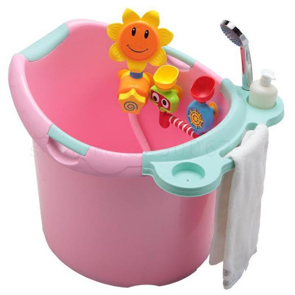 

children's bath bucket, large baby bath, baby bath, thickened bath bucket, seatable neonatal products