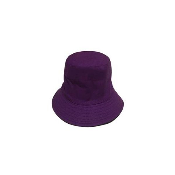 

korean version of the purple cotton and linen fisherman hat solid color basin cap double-sided with sunshade hat for men and women simpl, Blue;gray