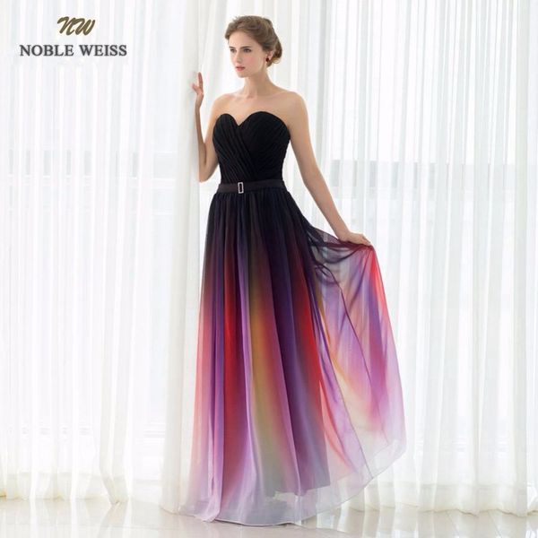 

noble weiss платья для особых случаев a-line pleat шифон длинные вечерние платья 2019 новое поступление формальная посадка pergant, White;black