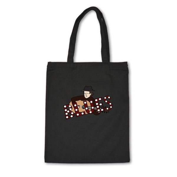 

creative printed shopping bags canvas storage bags women reusable shopping folding eco tote literary fashion art punk