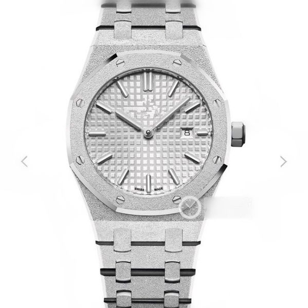 

om designer watches montres de luxe pour femmes swiss quartz women watch 33* 7mm women's watches, Slivery;brown