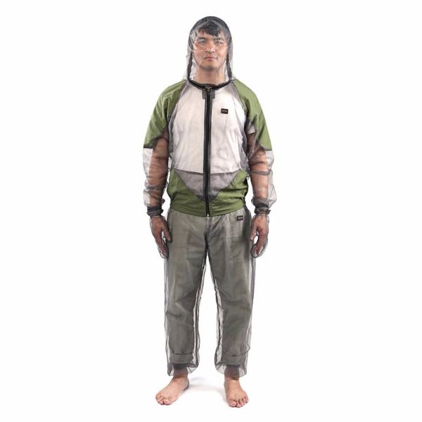 

outdoor fishing clothes anti mosquito clothing men quick-drying breathable fishing hat with mosquito net prevent suit, Camo