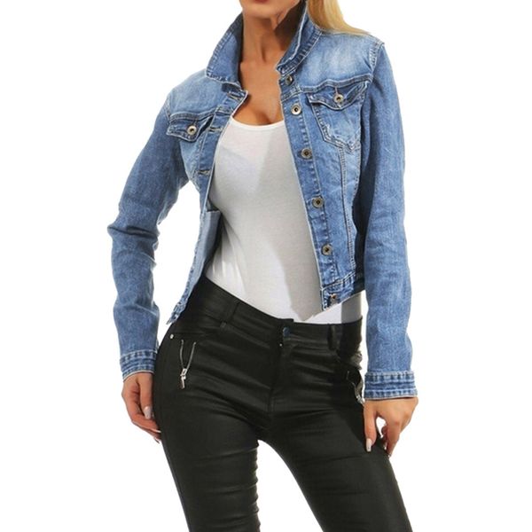 

women casual fashion denim jacket long jean coat bead outwear overcoat streetwear autumn long coat female outerwear casual, Black;brown