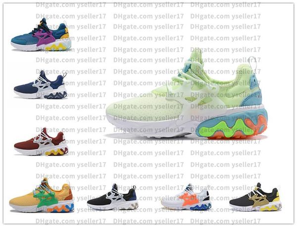

2019 presto men women running shoes triple black white red navy teal tint barely volt mens trainer breathable sports sneakers runner