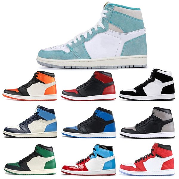 

New arrival air 13 retro 13 jordan 1 men ba ketball hoe tain bred toe chicago banned game royal backboard hadow trainer neaker 7 13, Black;green