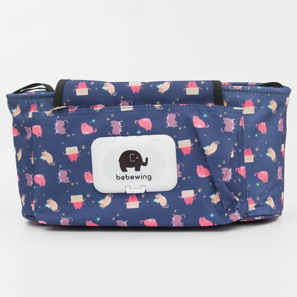 

waterproof mummy bag bedside storage bags portable baby cart stroller bags infant stroller accessories print baby stroller bag vt1656