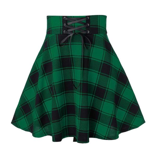 

black checkered women's gothic skirt women pleated plaid skirts spring autumn girl hip hop female punk goth mini skirt clubwear