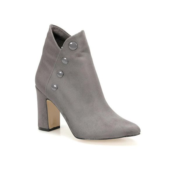 

flo nerisse77z gray suede women 's boots butigo, Black