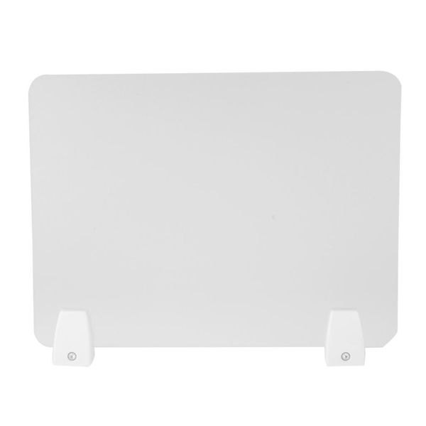 

sneeze guard distancing barrier desk shield lightweight protector