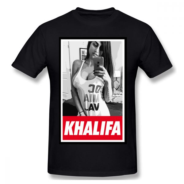 

for men mia khalifa t shirt stylish tee organic cotton s-6xl big size homme t shirt 3d print tees, White;black