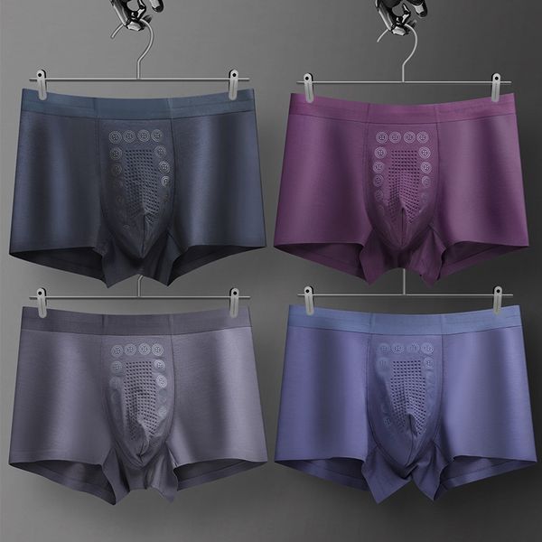 

underwear tomalin anionic boxer 50 modier cotton traceless underwear men's antibacterial men's british pants, Black;white