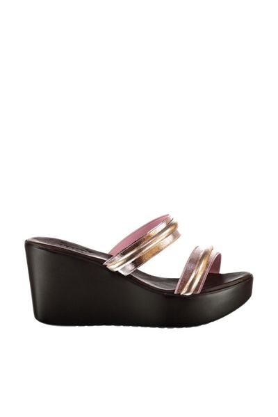 

pearl genuine leather light pink women 's slippers 120130001155, Black