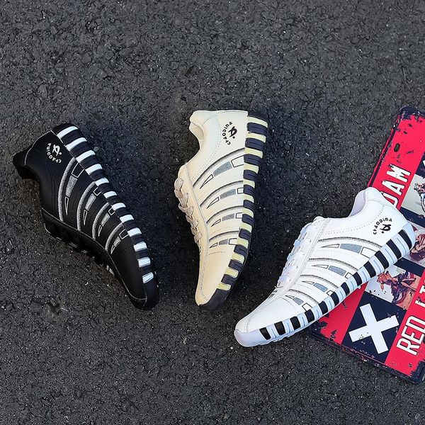 

large size pu leather rubber soles sports shoes woman sport shoes for women running ladies black female sneakers gym a-425