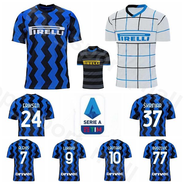 

2020 2021 inter soccer milan 23 barella jersey 2 godin 12 sensi 44 perisic 5 gagliardini 16 politano 8 vecino football shirt kits, Black;yellow
