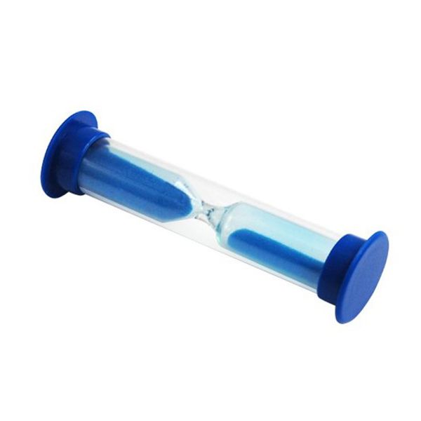 

sand timer childrens kids toothbrush 2 mins egg timer, blue