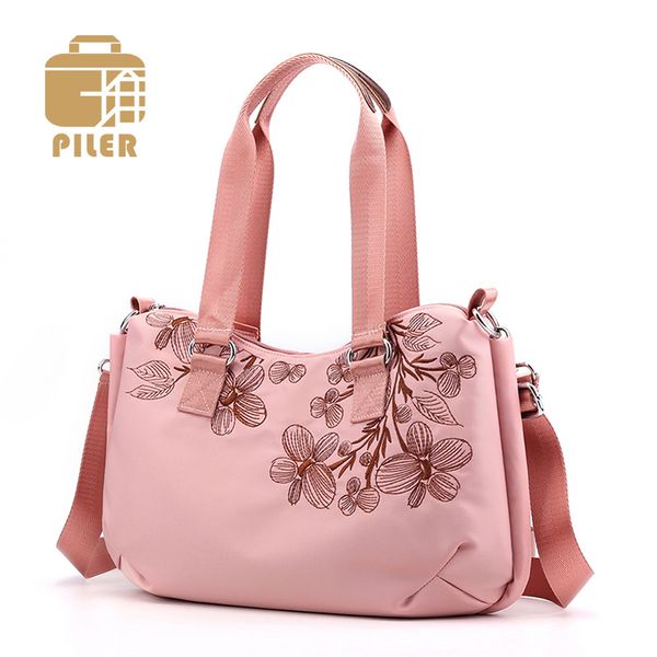 

piler flower embroidery handbags women bag female shoulder bag crossbody purse ladies casual messenger tote
