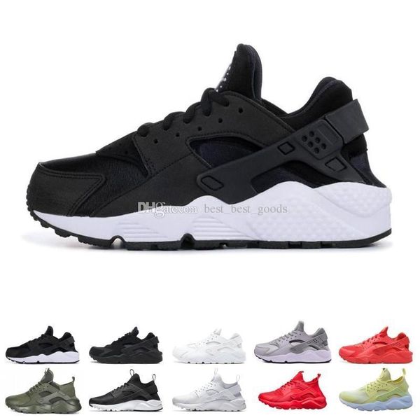 

новая мода huarache 1.0 4.0 кроссовки мужчины женщины высокое качество полоса бальк белый oreo спортивная обувь дизайнер кроссовки тренеры 3