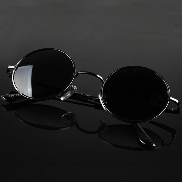 

myt_0256 retro round polarized sunglasses men women brand designer male female sun glasses metal frame eyewear driving uv400, White;black