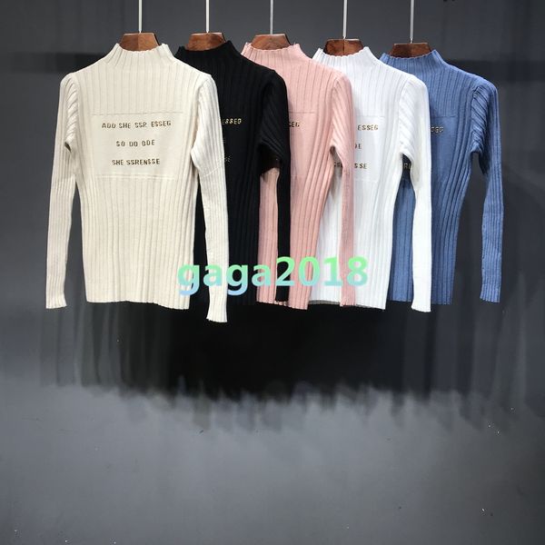 

Высокое качество Женщины девочек трикотажные свитера шею свитер женский жаккард