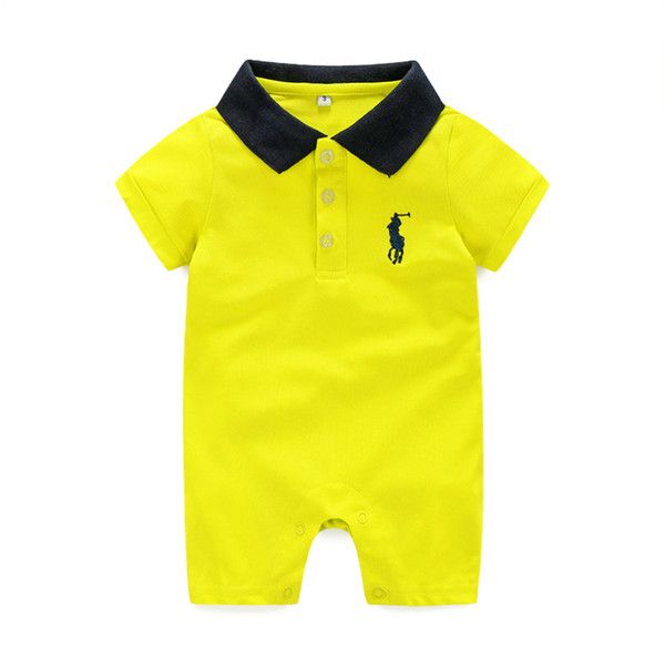 

De igner baby romper retail new arrival cotton baby boy girl jump uit ummer hort leeve co tume jump uit roupa bebe infant clothing