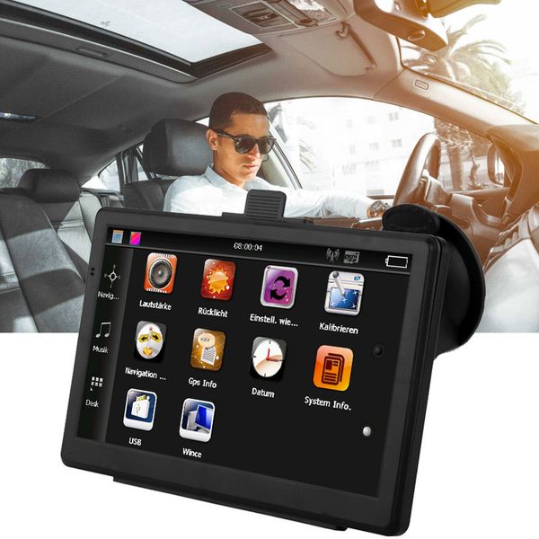 

hd gps navigator gps navigator system universal navigation car image identification voice broadcast 7 inch abs pratical