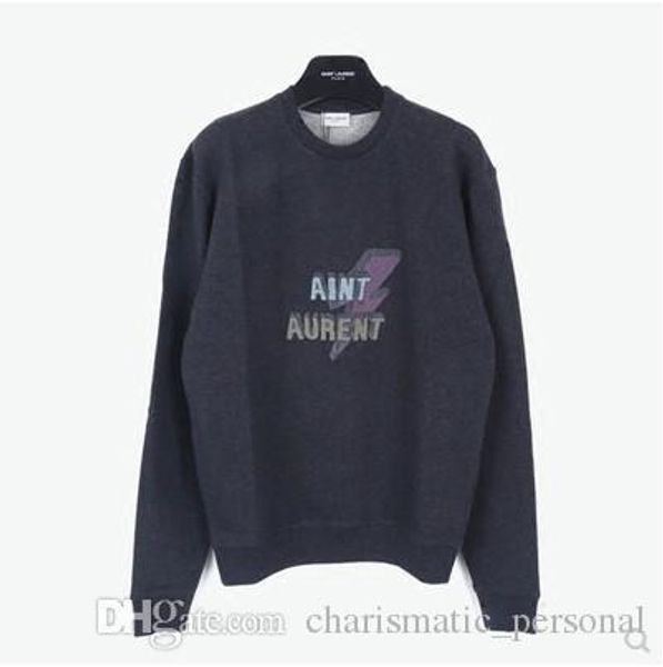 

streetwear hip hop spring and autumn mens women casual letter print sweatshirt hoodies pullovers brand designer mens jacket outwear 6443, Black