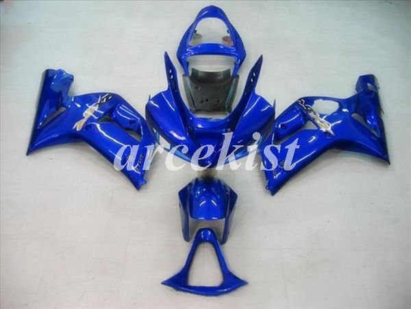 

4 gifts new abs motorcycle fairings kits fit for kawasaki ninja zx-6r zx6r 2003 2004 03 04 636 bodywork set custom blue bright
