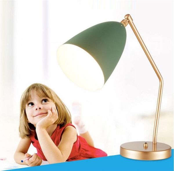 2019 Nordic Eye Protection Student Desk Lamp Simple Modern Children Bedroom Dormitory Bedside Decoration Creative Adjustable Led Table Lamp L9 From