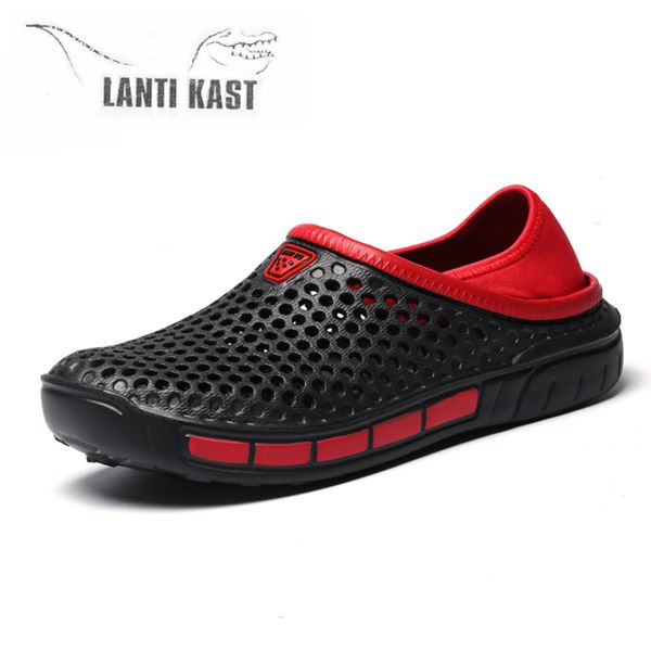 

men water shoes casual aqua shoes summer sandals barefoot mules clogs light beach men hollow fishing slippers sea zapatillas